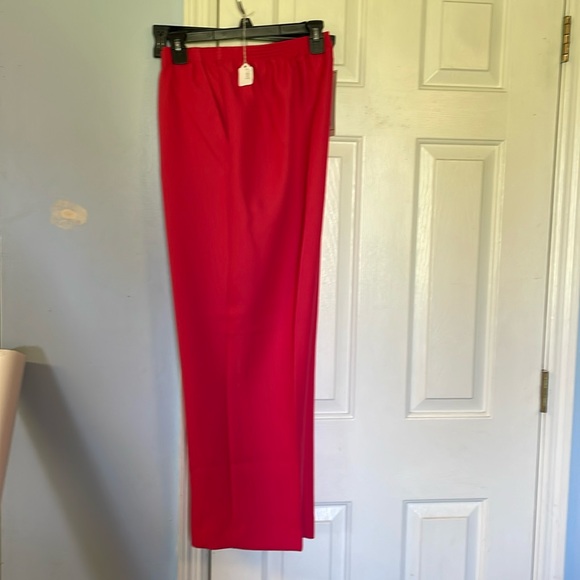 Pull on pink pants size 18 W Alfred Dunner new w tags - Picture 1 of 3